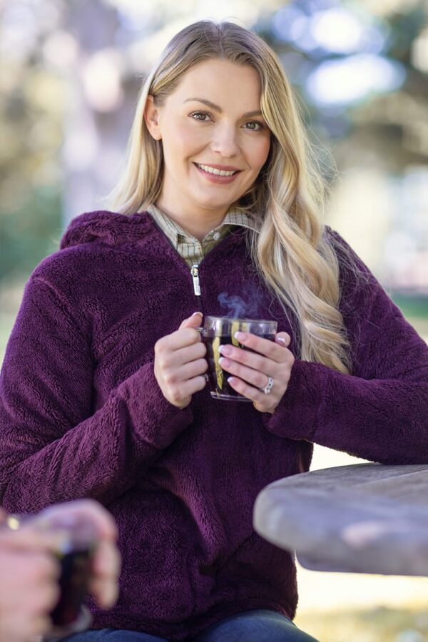 Fleece Jacket Deep purple