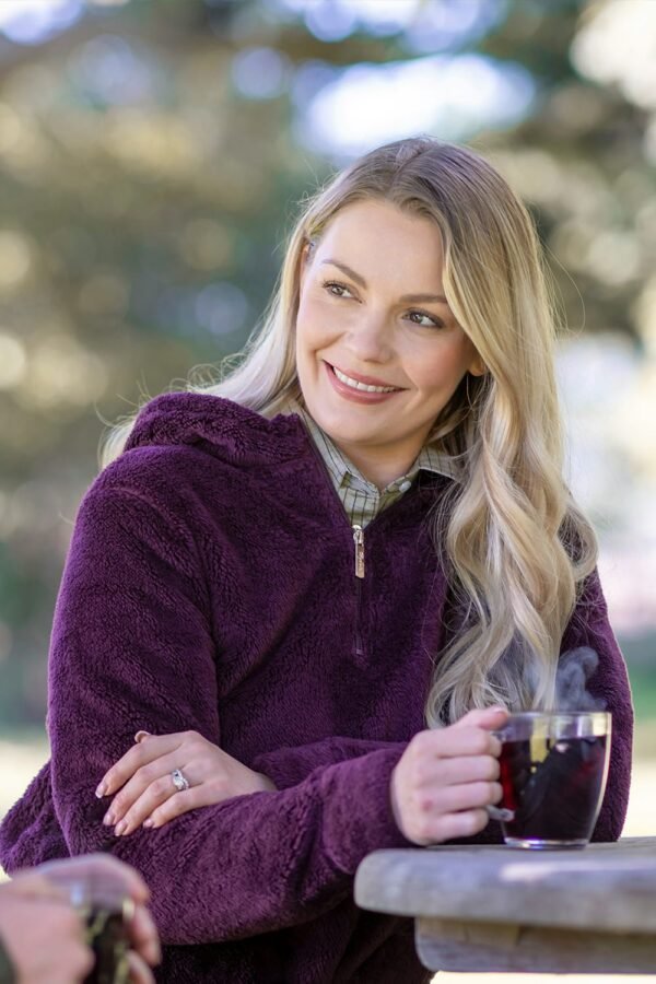 Fleece Jacket Deep purple - Image 5